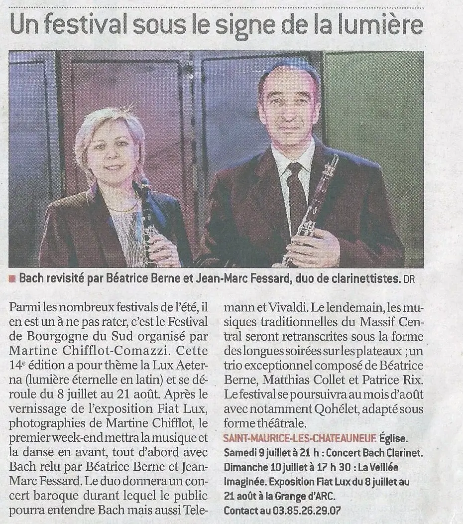 Bach clarinet